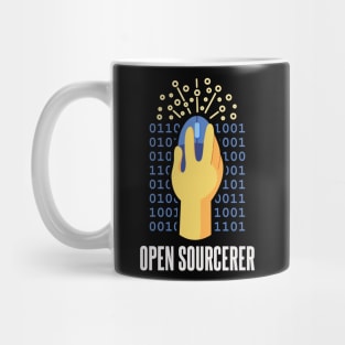 Funny Open Sourcerer - Programmer Coder Nerd Mug